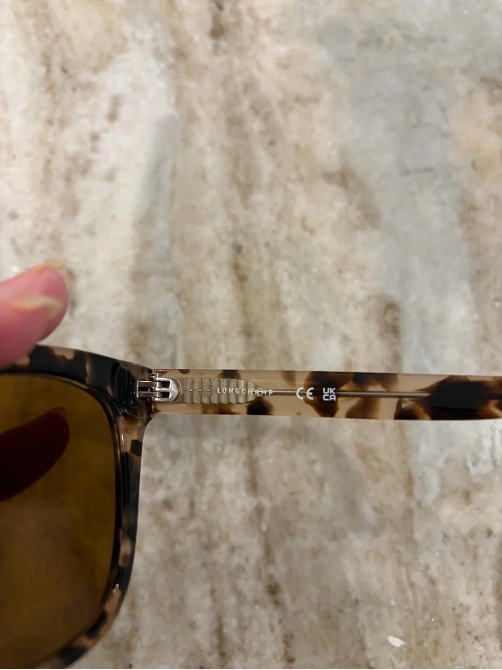 Longchamp Tortoiseshell Cat-Eye Glasses FRAME with branded case